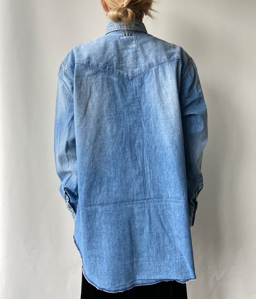 nowos/DENIM SHIRT(INDIGO)