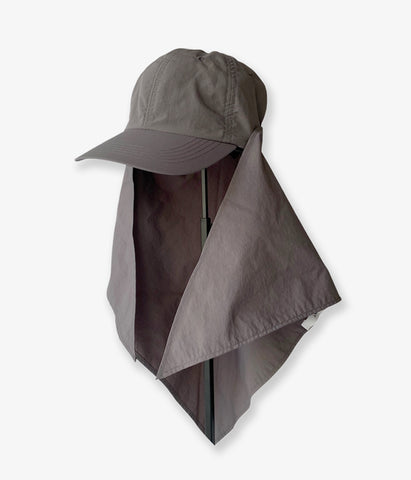 PHEENY/NYLON TAFFETA CAP WITH SCARF