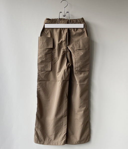 PHEENY/NYLON TAFFETA MILITARY PANTS(KHAKI)