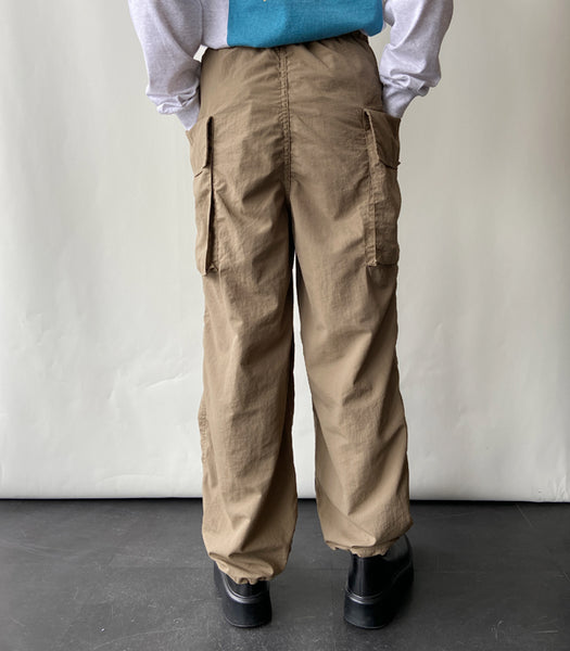 PHEENY/NYLON TAFFETA MILITARY PANTS(KHAKI)