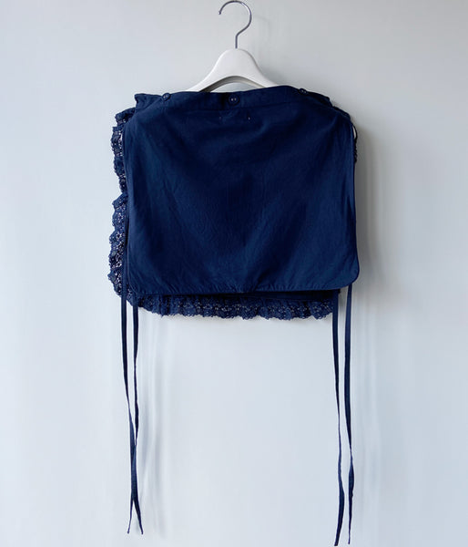 FUMIKA_UCHIDA/OVER-DYED CUSHION TOP_MINIMUM(NAVY)