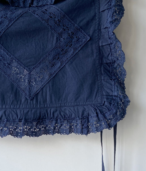 FUMIKA_UCHIDA/OVER-DYED CUSHION TOP_MINIMUM(NAVY)