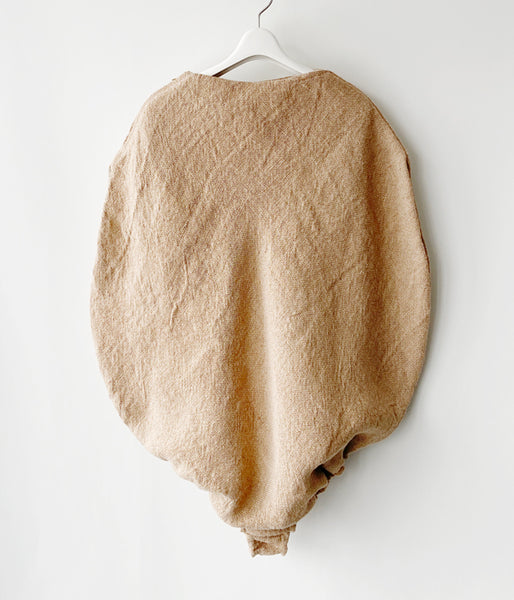 FUMIKA_UCHIDA/JUTE BALLOON BODYSUIT(STRAW)