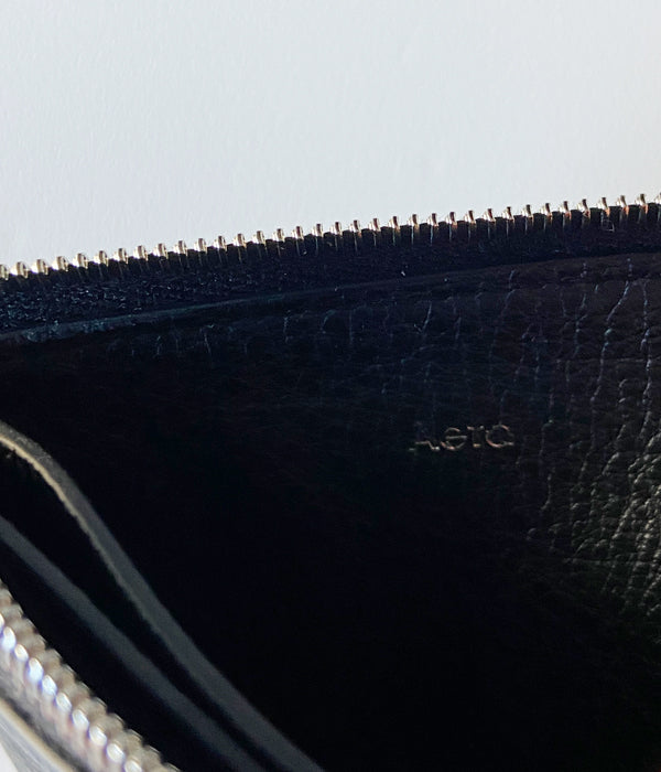 Aeta/L-SHAPED WALLET S(BLACK)