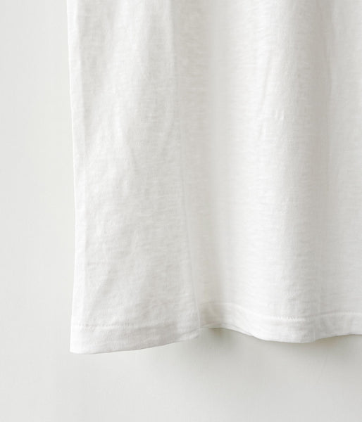 nowos/CREW NECK T-SHIRT(WHITE)