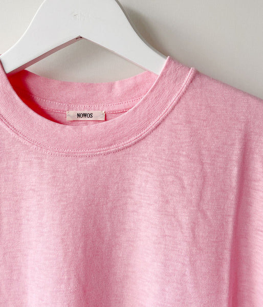 nowos/CREW NECK T-SHIRT(PINK)