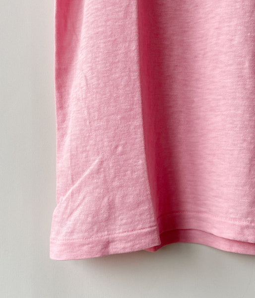 nowos/CREW NECK T-SHIRT(PINK)
