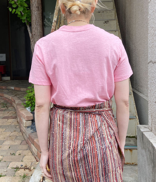 nowos/CREW NECK T-SHIRT(PINK)