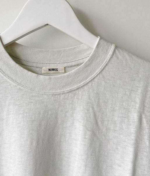nowos/CREW NECK T-SHIRT(BLUEGRAY)
