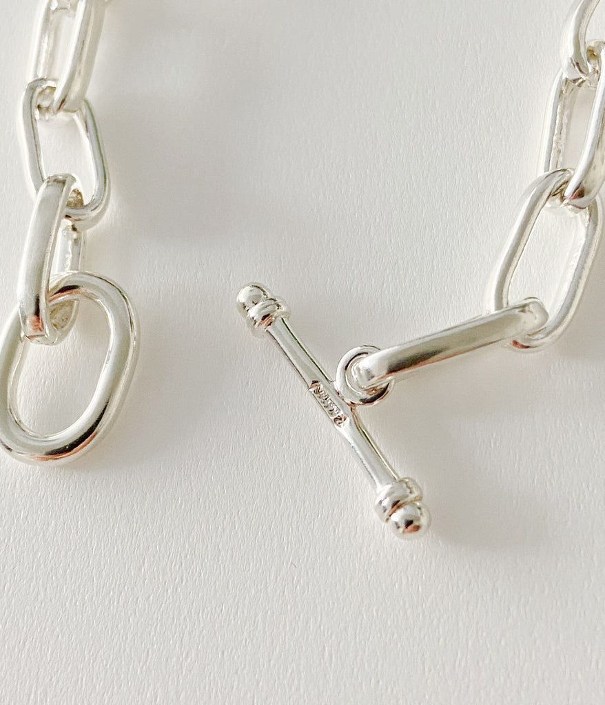 R.ALAGAN/CLASSIC CHAIN BRACELET(SILVER)