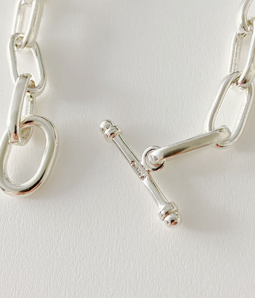 R.ALAGAN/CLASSIC CHAIN BRACELET(SILVER)
