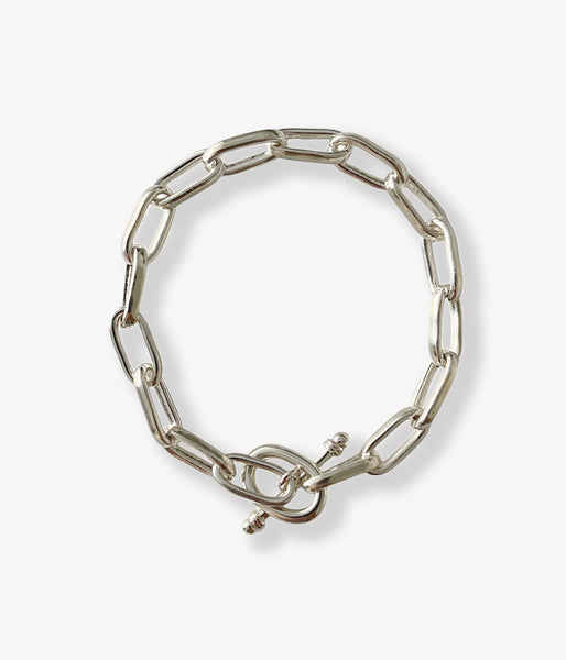 R.ALAGAN/CLASSIC CHAIN BRACELET(SILVER)
