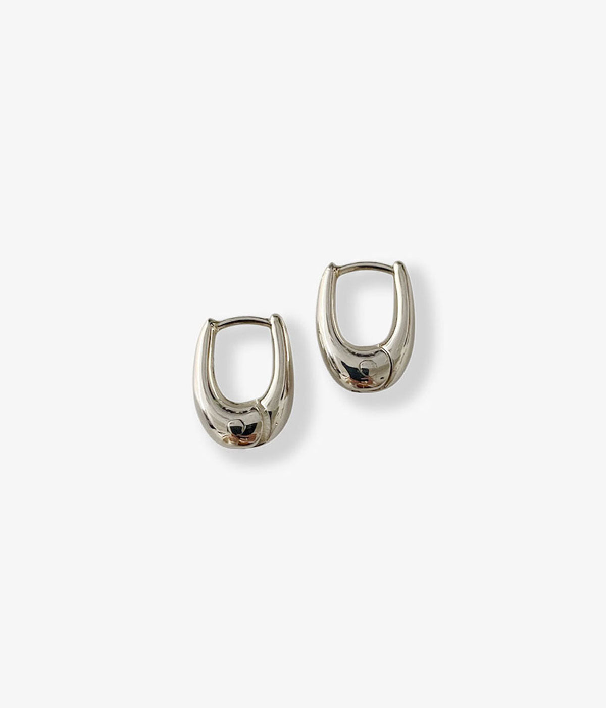 R.ALAGAN/DIPPED TINY TINY PUFFY HOOPS(GRAY)
