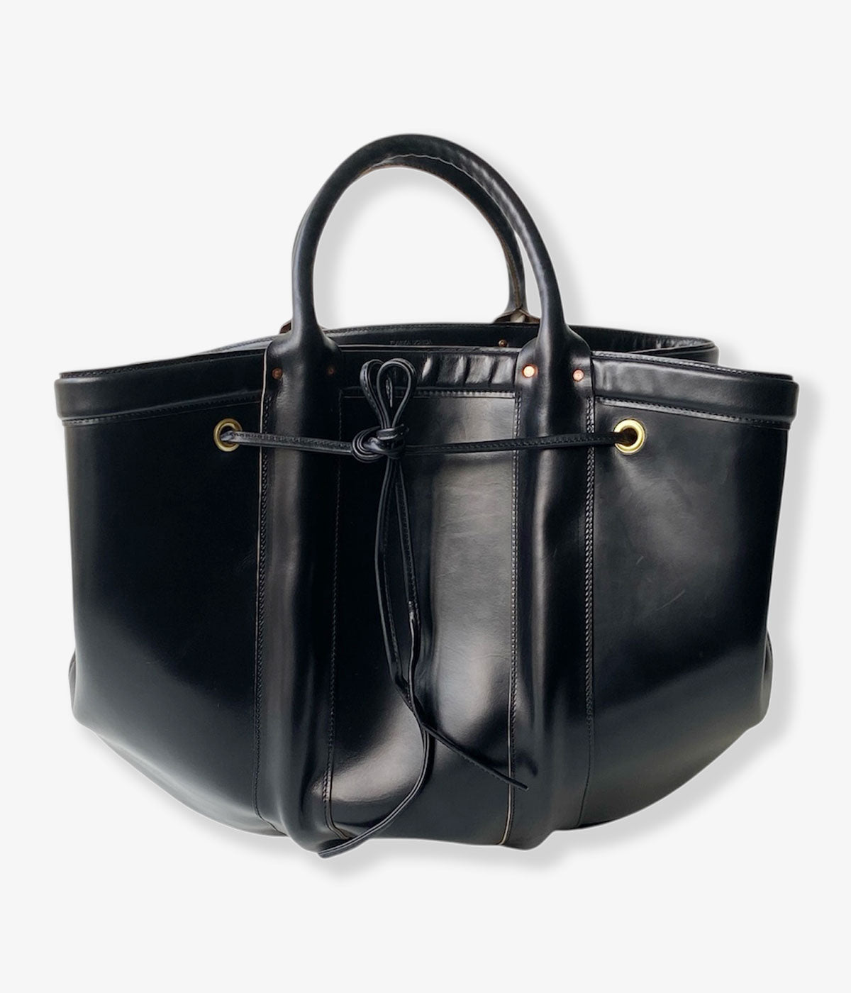 FUMIKA_UCHIDA/CHROMEXCEL LEATHER CARPENTERS TOOL BAG:L(BLACK)