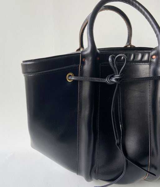 FUMIKA_UCHIDA/CHROMEXCEL LEATHER CARPENTERS TOOL BAG:L(BLACK)