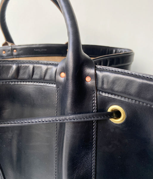 FUMIKA_UCHIDA/CHROMEXCEL LEATHER CARPENTERS TOOL BAG:L(BLACK)