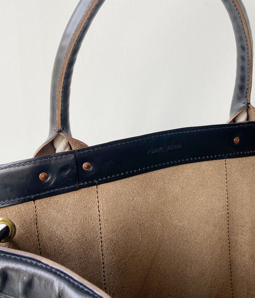 FUMIKA_UCHIDA/CHROMEXCEL LEATHER CARPENTERS TOOL BAG:L(BLACK)