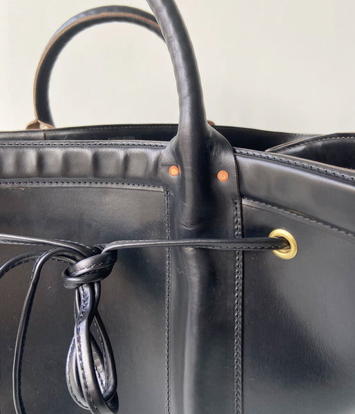 FUMIKA_UCHIDA/CHROMEXCEL LEATHER CARPENTERS TOOL BAG:S(BLACK)