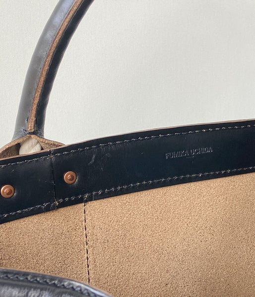 FUMIKA_UCHIDA/CHROMEXCEL LEATHER CARPENTERS TOOL BAG:S(BLACK)