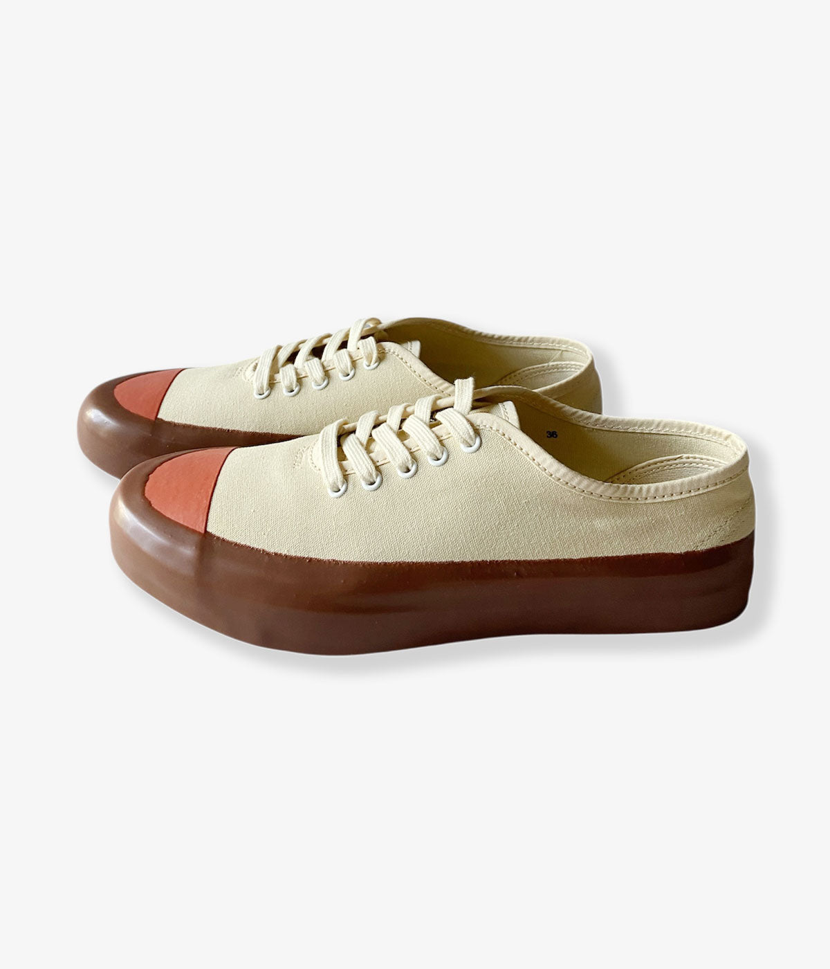 FUMIKA_UCHIDA/CANVAS SNEAKERS(BROWN)