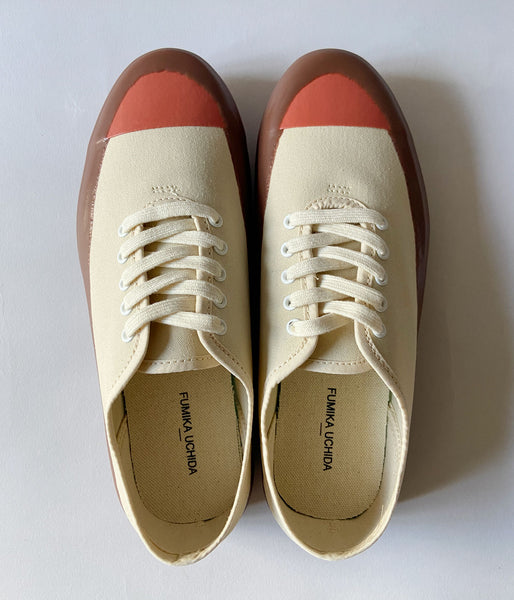 FUMIKA_UCHIDA/CANVAS SNEAKERS(BROWN)