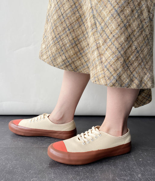 FUMIKA_UCHIDA/CANVAS SNEAKERS(BROWN)