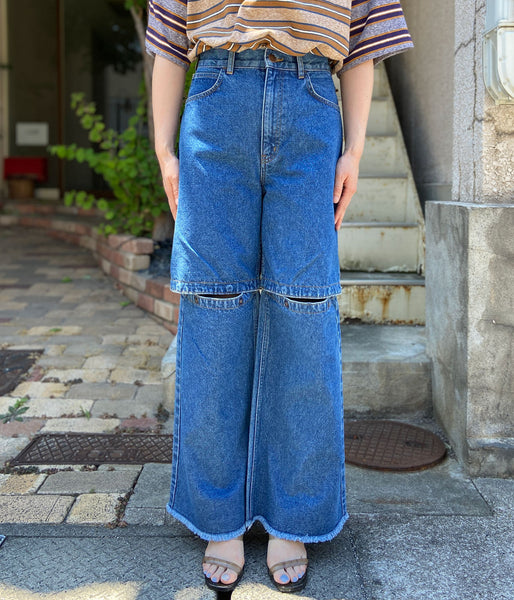 PHEENY/DENIM CONVERTIBLE PANTS(INDIGO)