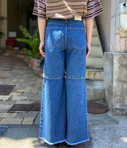 PHEENY/DENIM CONVERTIBLE PANTS(INDIGO)