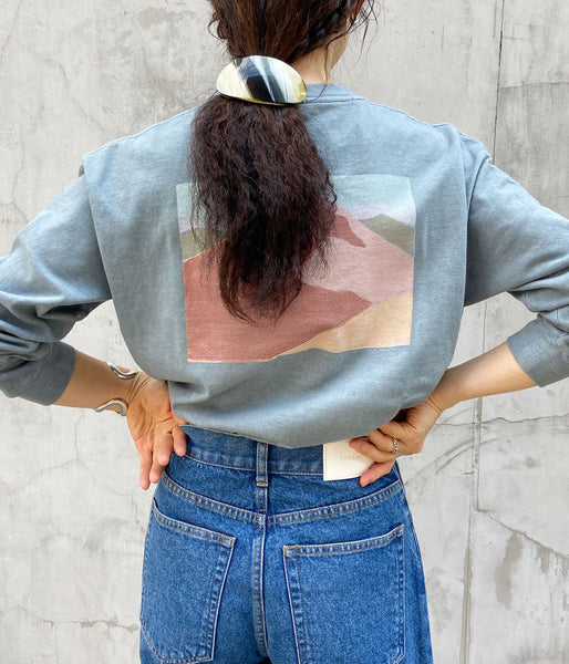 PHEENY/"MOUNTAIN" L/S(BLUE)