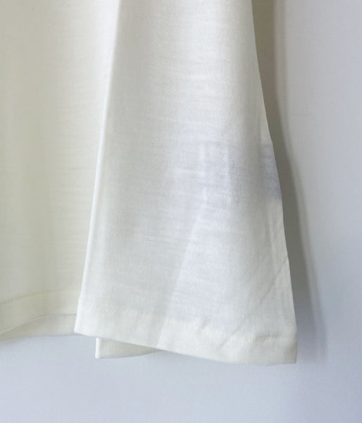 PHEENY/WOOL JERSEY RINGER TEE(WHITE)