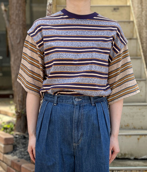 PHEENY/MULTI BORDER LAYERED S/S(PURPLE)