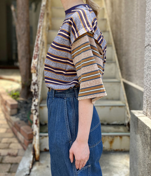 PHEENY/MULTI BORDER LAYERED S/S(PURPLE)