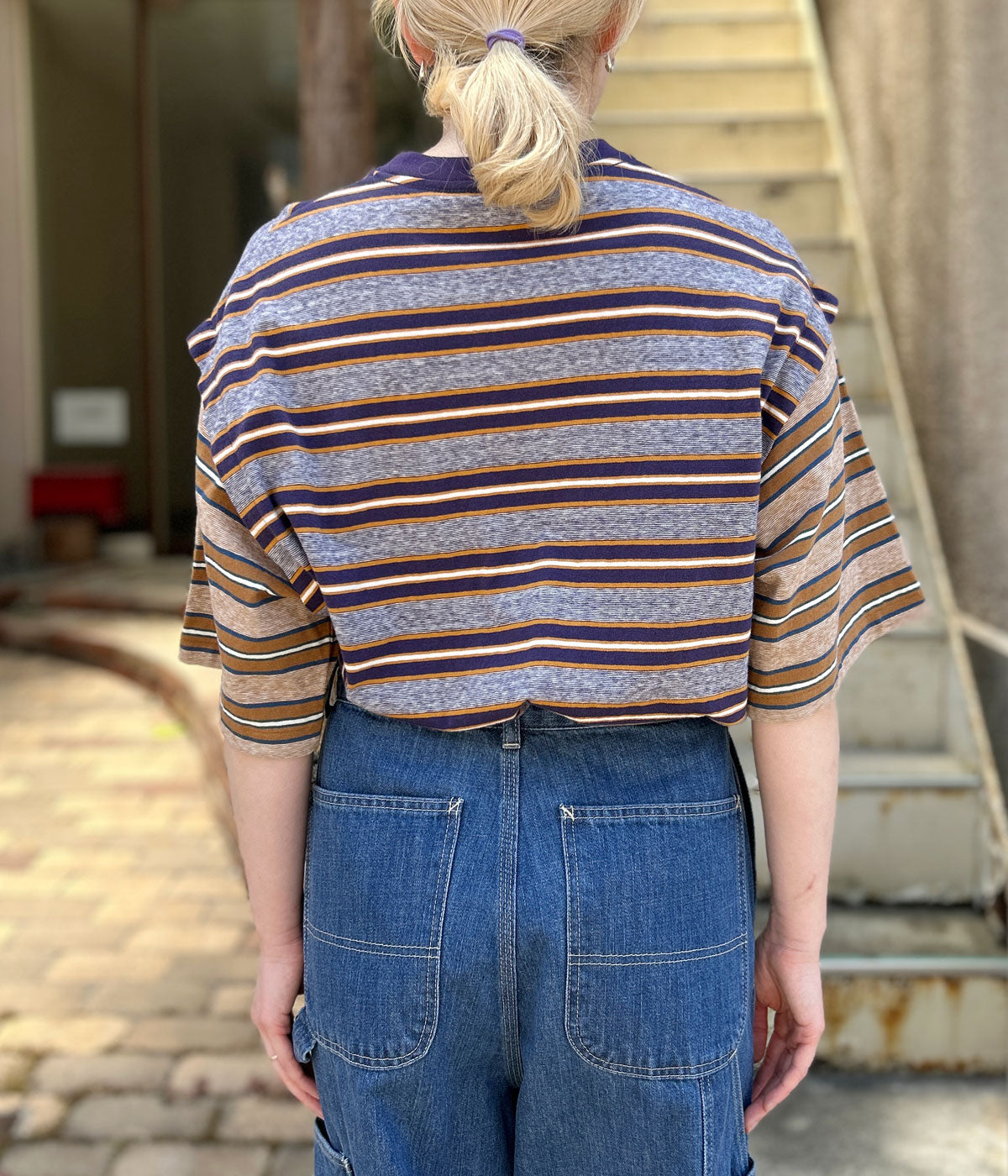 PHEENY/MULTI BORDER LAYERED S/S(PURPLE)