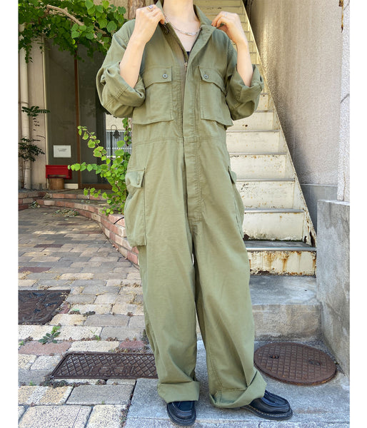 nowos/COVER ALLS(KHAKI)
