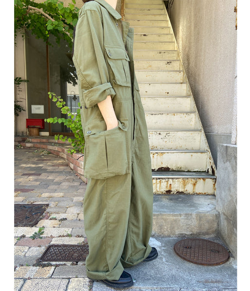 nowos/COVER ALLS(KHAKI)