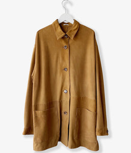nowos/SHEEP SUEDE SHIRT(BEIGE)