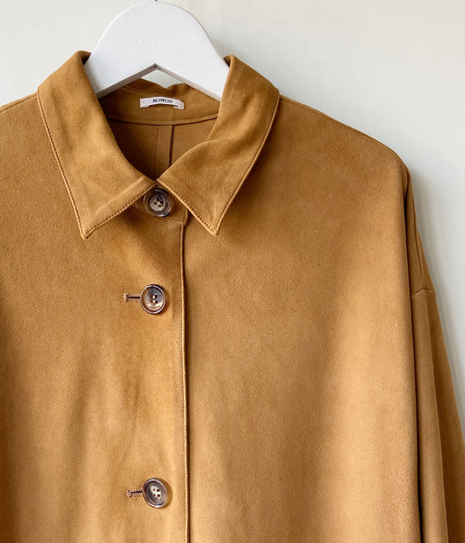 nowos/SHEEP SUEDE SHIRT(BEIGE)