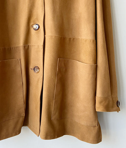 nowos/SHEEP SUEDE SHIRT(BEIGE)