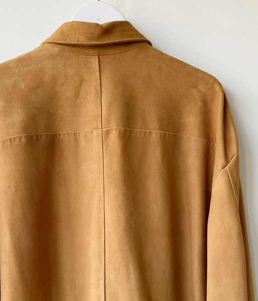 nowos/SHEEP SUEDE SHIRT(BEIGE)
