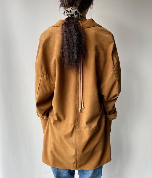nowos/SHEEP SUEDE SHIRT(BEIGE)