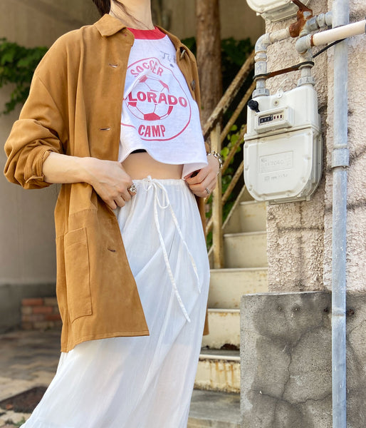 nowos/SHEEP SUEDE SHIRT(BEIGE)