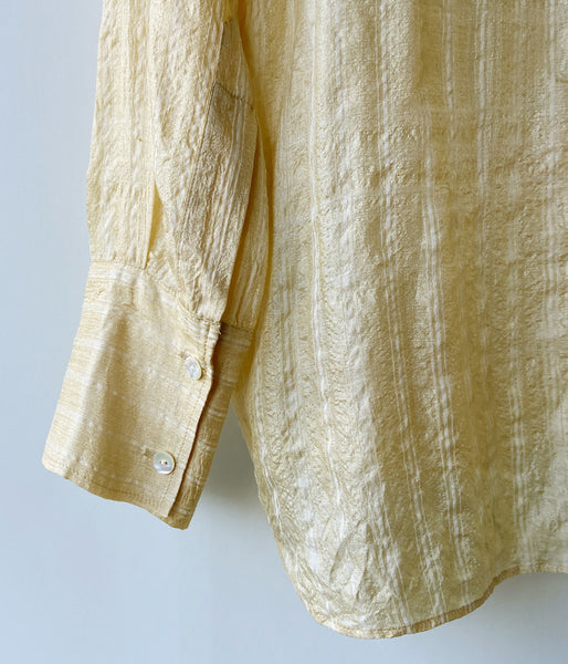 nowos/LACE UP SHIRT(BEIGE)