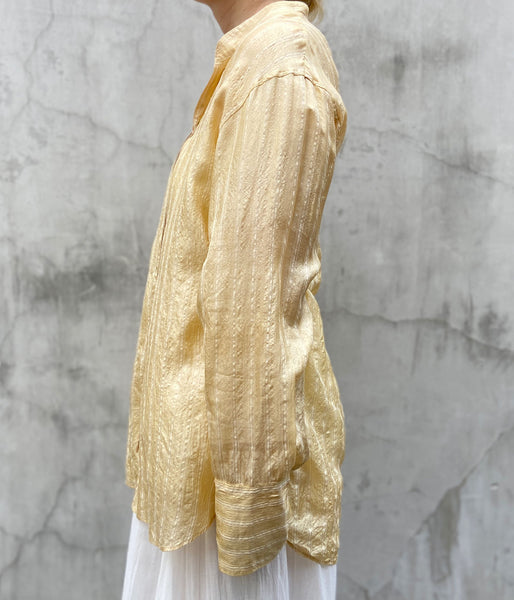 nowos/LACE UP SHIRT(BEIGE)