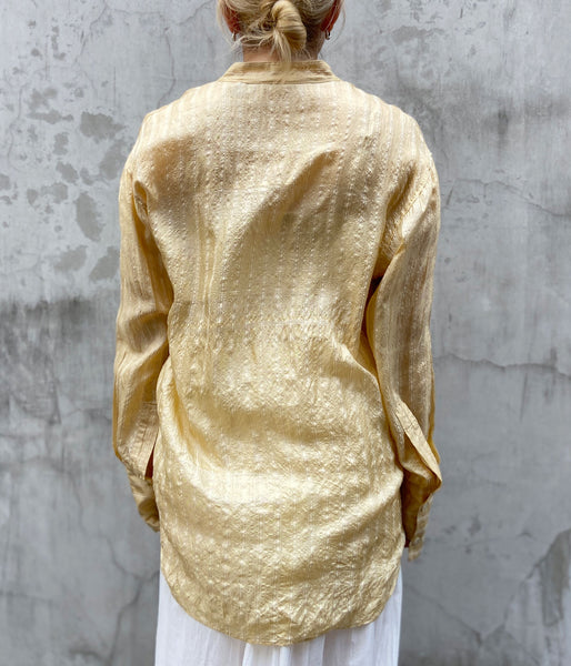 nowos/LACE UP SHIRT(BEIGE)
