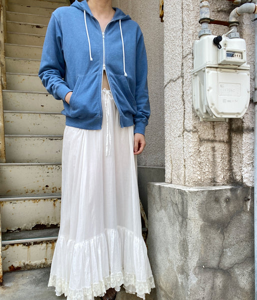 nowos/ZIP-UP FOODIE(BLUE)