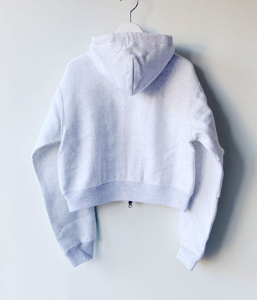 PHEENY/ATHLETIC FLEECE ZIP UP HOODIE(GRAY)