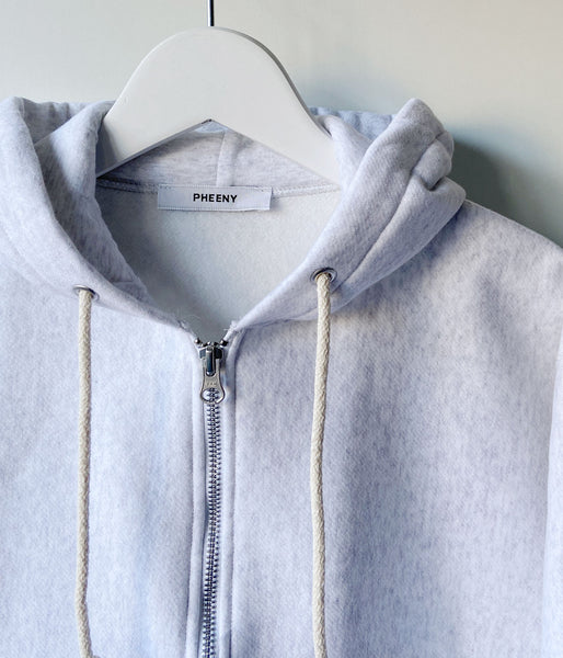 PHEENY/ATHLETIC FLEECE ZIP UP HOODIE(GRAY)
