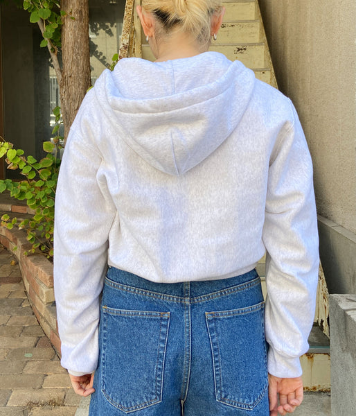 PHEENY/ATHLETIC FLEECE ZIP UP HOODIE(GRAY)