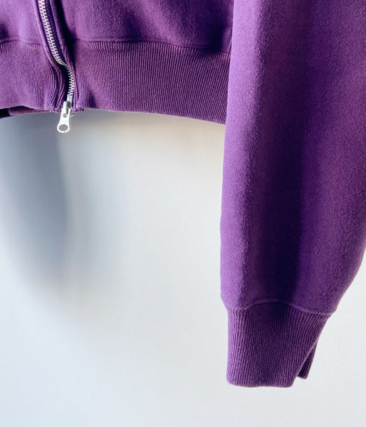 PHEENY/ATHLETIC FLEECE ZIP UP HOODIE(PURPLE)