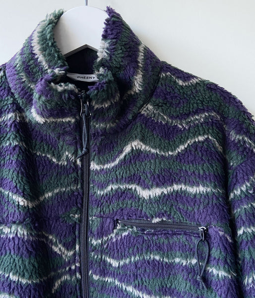PHEENY/WAVE BOA JACKET(PURPLE)